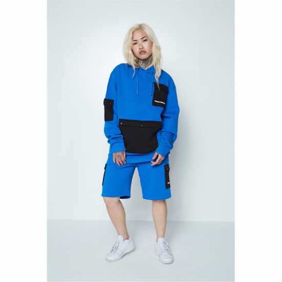 Hype Fleece Jogger Shorts Синьо 