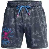 Under Armour All Over Print Fleece Jogger Shorts Сиво 