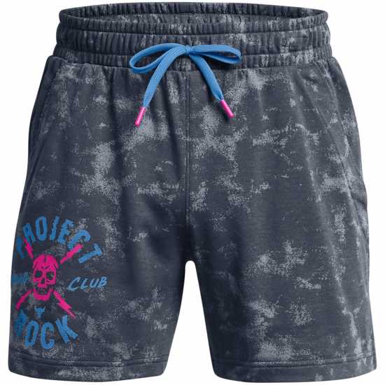 Under Armour All Over Print Fleece Jogger Shorts Сиво 