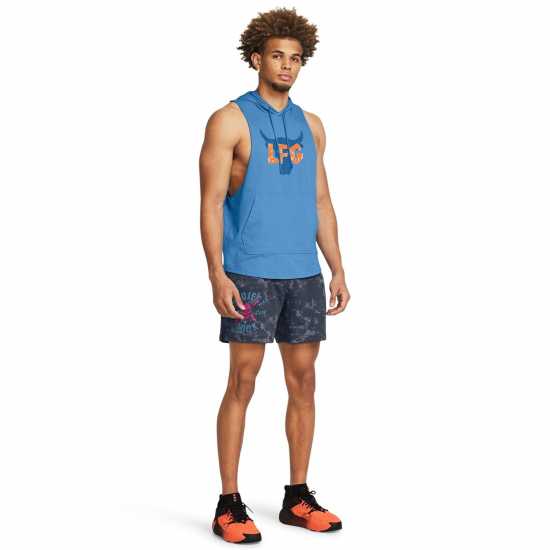 Under Armour All Over Print Fleece Jogger Shorts Сиво 