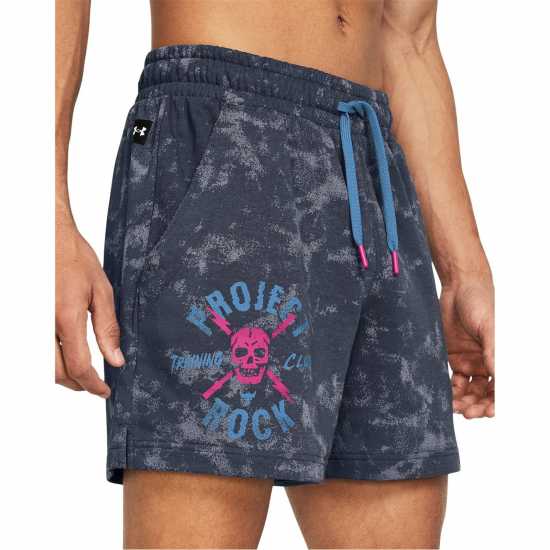 Under Armour All Over Print Fleece Jogger Shorts Сиво 