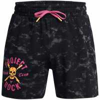 Under Armour All Over Print Fleece Jogger Shorts Черно 