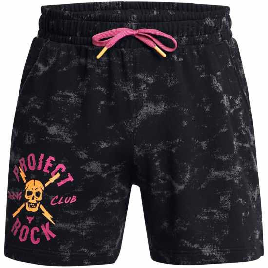 Under Armour All Over Print Fleece Jogger Shorts Черно 