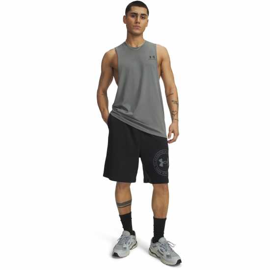 Under Armour Men's Fleece Jogger Shorts Black/Black 