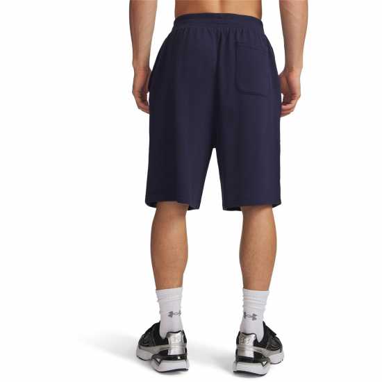 Under Armour Men's Fleece Jogger Shorts Navy/Black 