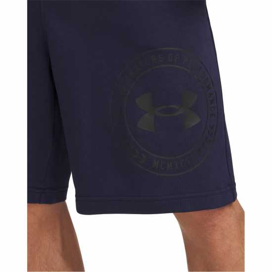 Under Armour Men's Fleece Jogger Shorts Navy/Black 