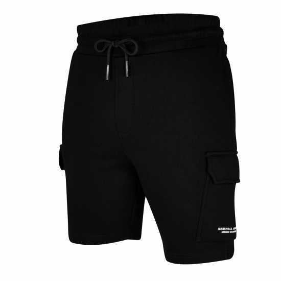 Marshall Artist Cargo Fleece Short Sn33 Black 001 Мъжки къси панталони