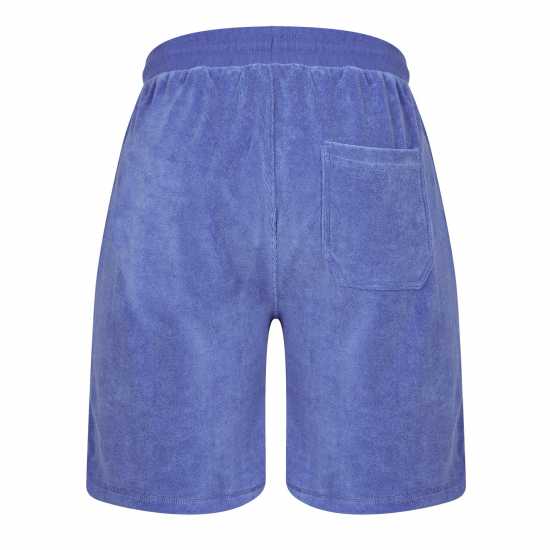 Mens Viste Jog Shorts - Iris Blue  Мъжко облекло за едри хора