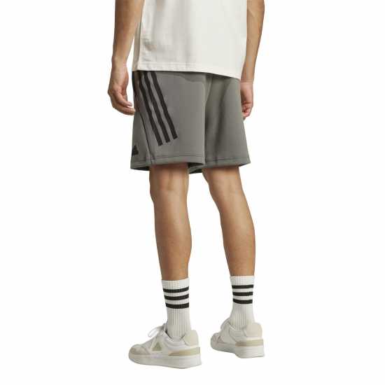 Adidas Future Icons 3Stripes Shorts Сива Четири Adidas Future Icons 3Stripes Shorts Сива Четири