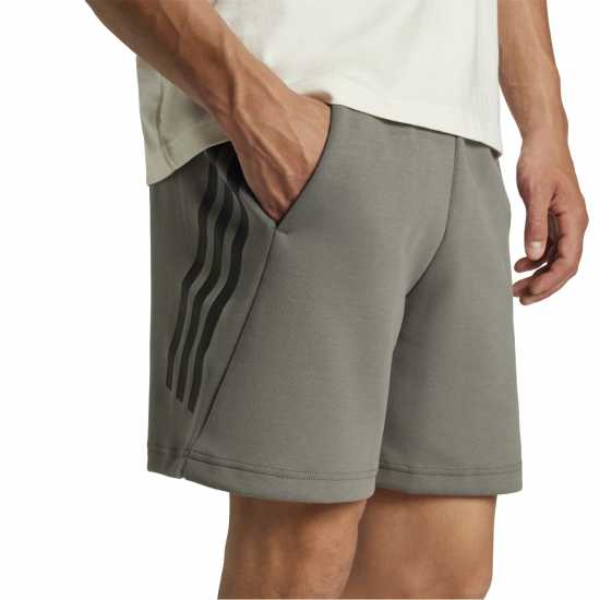 Adidas Future Icons 3Stripes Shorts Сива Четири Adidas Future Icons 3Stripes Shorts Сива Четири