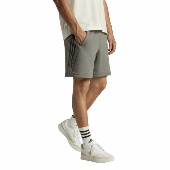 Adidas Future Icons 3Stripes Shorts Сива Четири Adidas Future Icons 3Stripes Shorts Сива Четири
