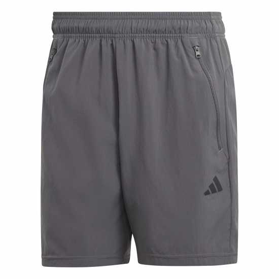 Adidas Дамски Къси Шорти За Тренировка Train Essentials Woven Training Shorts Mens Сиво пет/черно Мъжки къси панталони