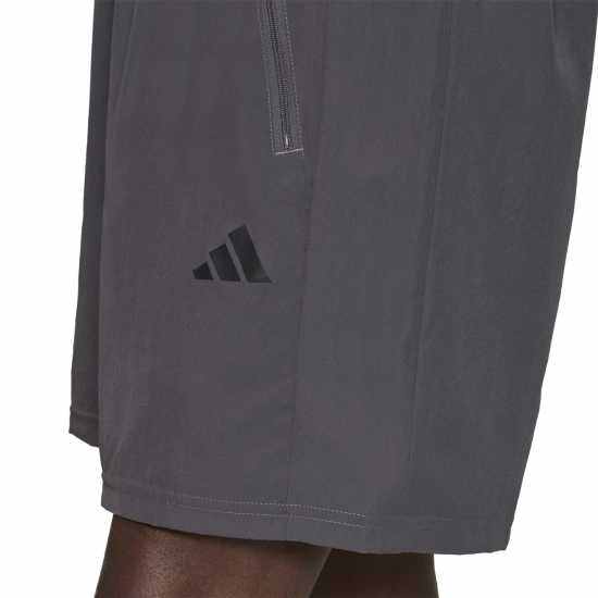 Adidas Дамски Къси Шорти За Тренировка Train Essentials Woven Training Shorts Mens Сиво пет/черно Мъжки къси панталони
