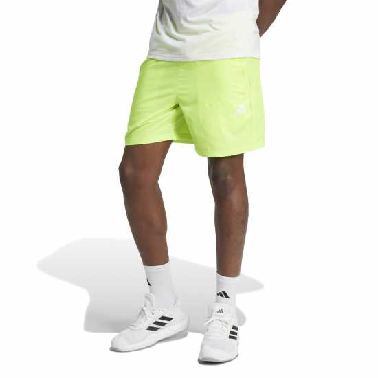 Adidas Дамски Къси Шорти За Тренировка Train Essentials Woven Training Shorts Mens Лсид Лмн/Бял Мъжки къси панталони