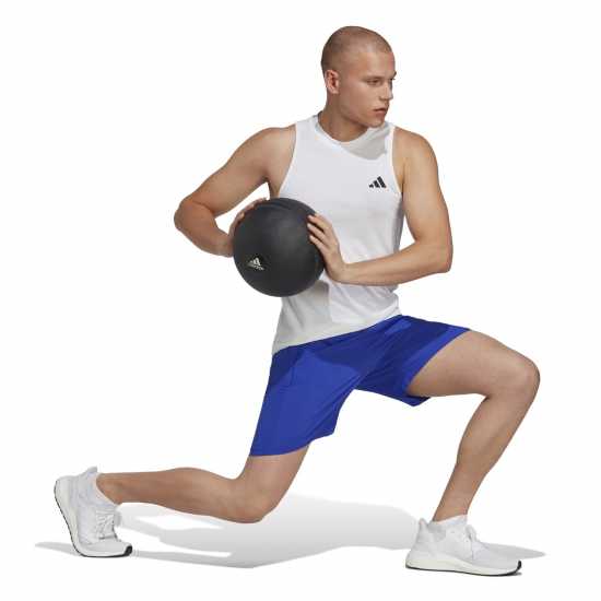 Adidas Дамски Къси Шорти За Тренировка Train Essentials Woven Training Shorts Mens LCD Син/Черен Мъжки къси панталони