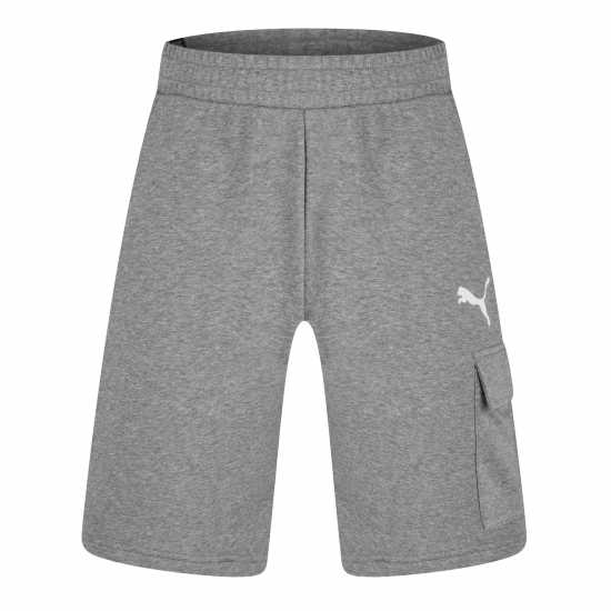 Puma Fleece Jogger Shorts Сива Хизър 