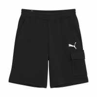 Puma Fleece Jogger Shorts Black 