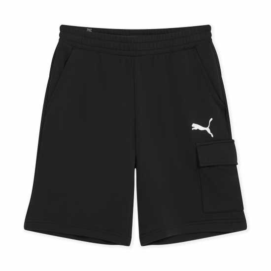 Puma Fleece Jogger Shorts Black 