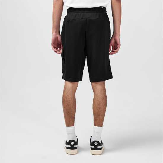 Puma Fleece Jogger Shorts Black 