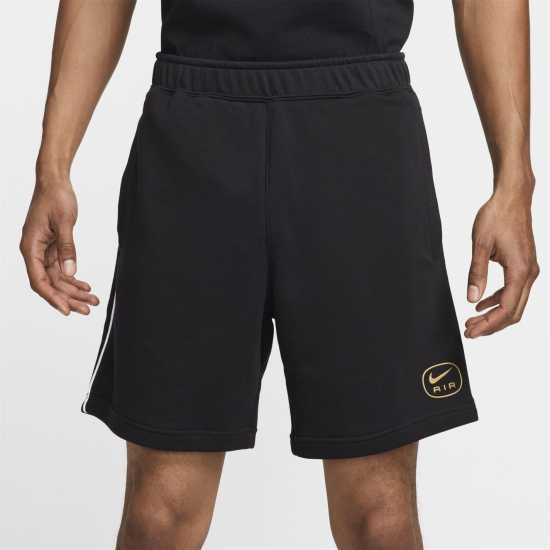Nike M Nsw Sw Air Short Ft Jogger Mens Черно/Злато Nike M Nsw Sw Air Short Ft Jogger Mens Черно/Злато