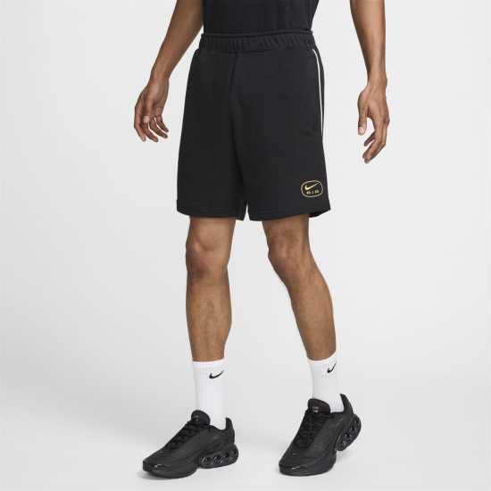 Nike M Nsw Sw Air Short Ft Jogger Mens Черно/Злато Nike M Nsw Sw Air Short Ft Jogger Mens Черно/Злато