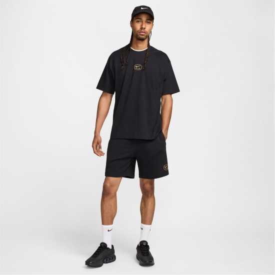 Nike M Nsw Sw Air Short Ft Jogger Mens Черно/Злато Nike M Nsw Sw Air Short Ft Jogger Mens Черно/Злато