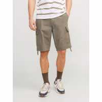 Jack And Jones Cole Barkley Cargo Shorts Бънджи корд Мъжко облекло за едри хора