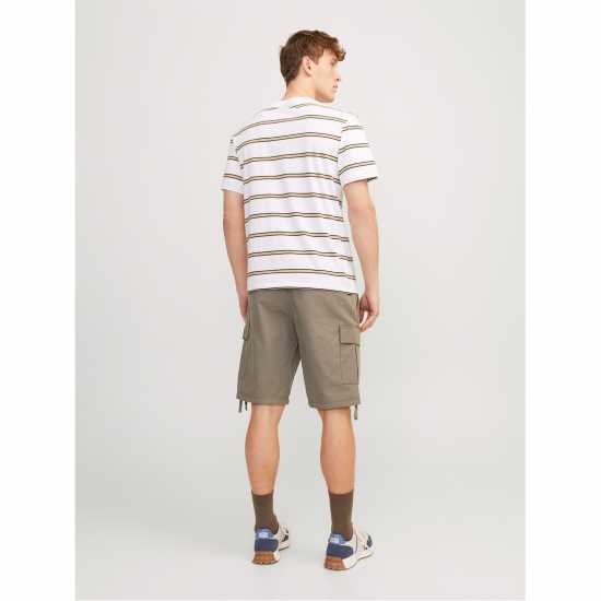 Jack And Jones Cole Barkley Cargo Shorts Бънджи корд Мъжко облекло за едри хора