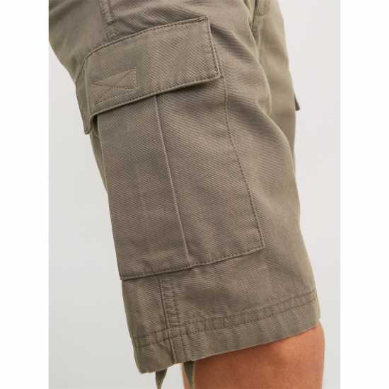 Jack And Jones Cole Barkley Cargo Shorts Бънджи корд Мъжко облекло за едри хора