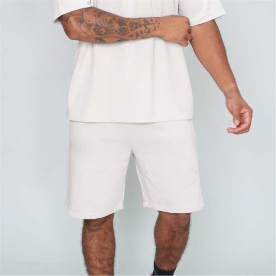 Десенирани Шорти Blank Essentials Arch Hd Print Short Flat Grey 