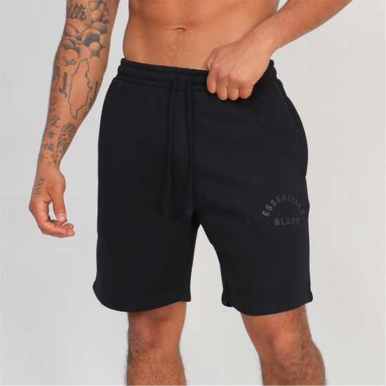 Десенирани Шорти Blank Essentials Arch Hd Print Short Black 