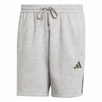 Adidas Мъжки Шорти Seasonal Essentials Colorblock Shorts Mens Сива Хизър 