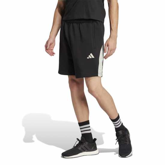 Adidas Мъжки Шорти Seasonal Essentials Colorblock Shorts Mens Черно Adidas Мъжки Шорти Seasonal Essentials Colorblock Shorts Mens Черно