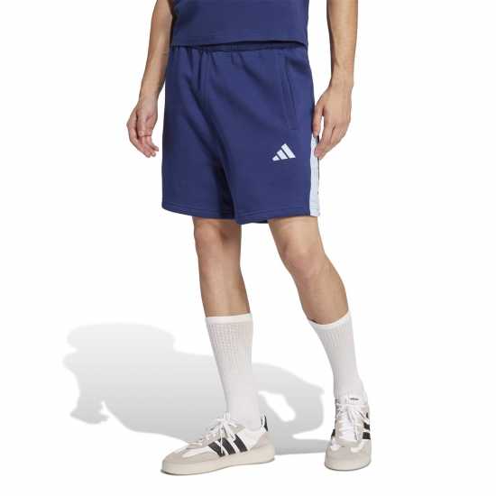 Adidas Мъжки Шорти Seasonal Essentials Colorblock Shorts Mens Тъмно синьо 