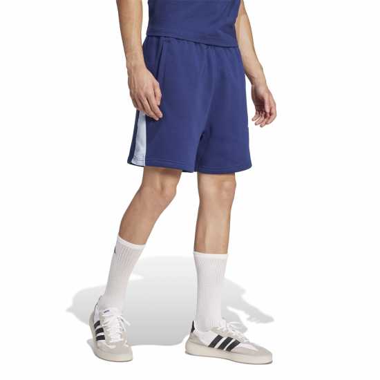 Adidas Мъжки Шорти Seasonal Essentials Colorblock Shorts Mens Тъмно синьо 