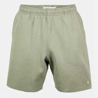 Jack Wills Waffle Fleece Jogger Shorts Сребърно жаде 