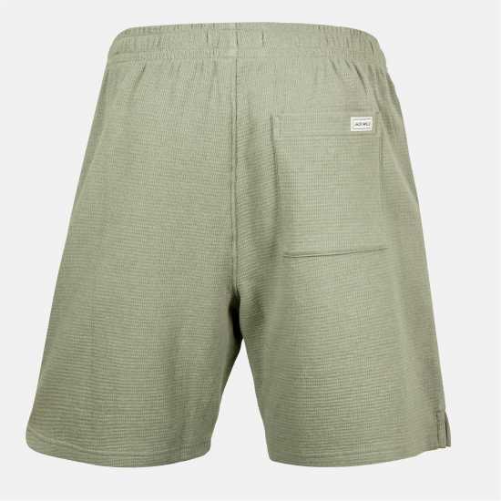 Jack Wills Waffle Fleece Jogger Shorts Сребърно жаде 