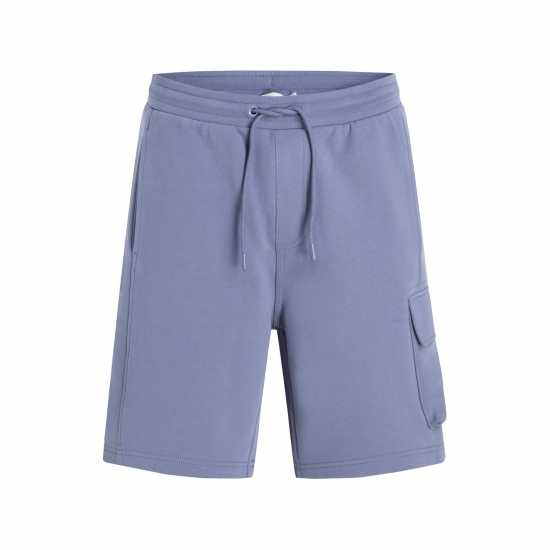 Calvin Klein Jeans Woven Label Short Сиво-син Calvin Klein Jeans Woven Label Short Сиво-син