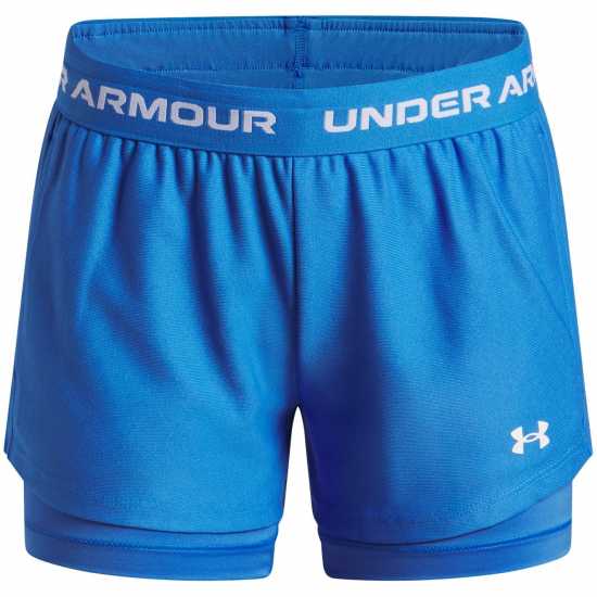 Under Armour Tech 2N1 Short Jn54 Blue Atlantis Детски къси панталони