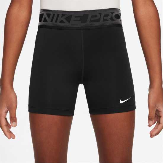 Nike 3In Girls Short Черно/Сиво/Бяло Детски къси панталони