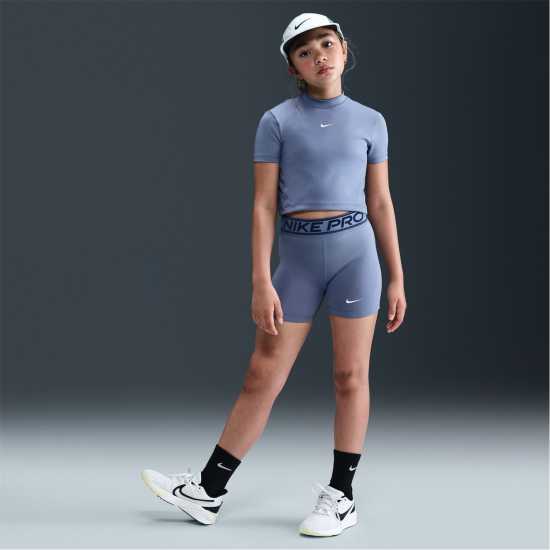 Nike 3In Girls Short Indigo/Navy Детски къси панталони