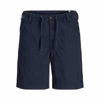 Мъжки Шорти Jack And Jones Linen Shorts Mens Тъмно морско синьо Мъжки панталони чино