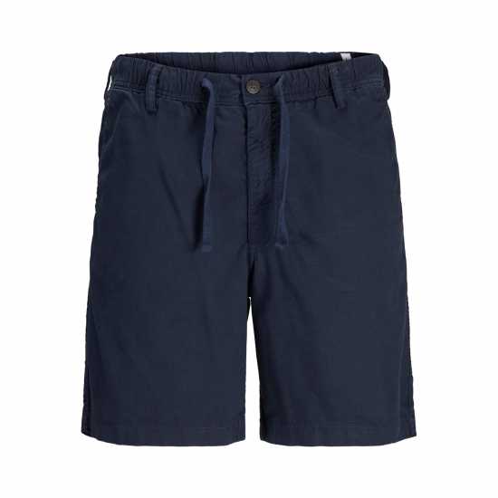 Мъжки Шорти Jack And Jones Linen Shorts Mens Тъмно морско синьо Мъжки панталони чино