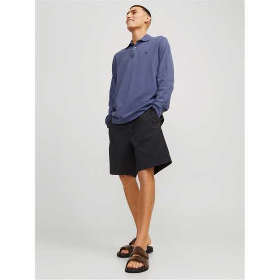 Мъжки Шорти Jack And Jones Stretch Shorts Mens Черно Мъжки панталони чино