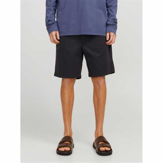 Мъжки Шорти Jack And Jones Stretch Shorts Mens Черно Мъжки панталони чино