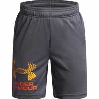 Under Armour Under Armour Ua Tech Logo Shorts Gym Short Boys Gray Under Armour Under Armour Ua Tech Logo Shorts Gym Short Boys Gray