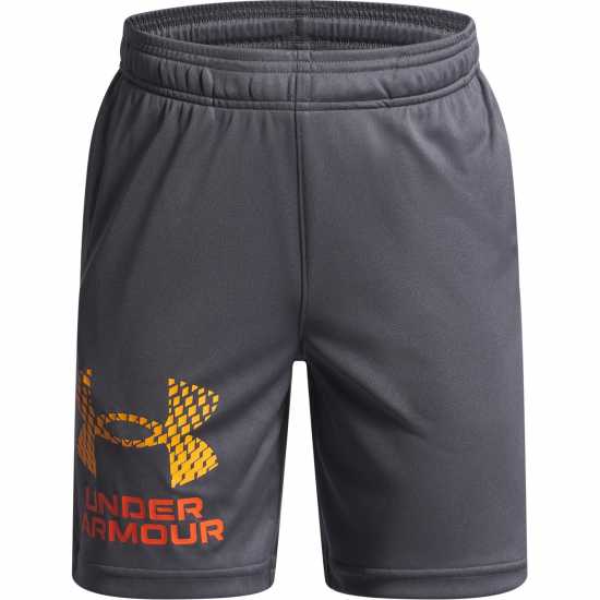 Under Armour Under Armour Ua Tech Logo Shorts Gym Short Boys Gray Under Armour Under Armour Ua Tech Logo Shorts Gym Short Boys Gray