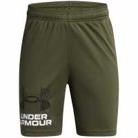 Under Armour Ua Tech Logo Shorts Gym Short Boys Green Under Armour Ua Tech Logo Shorts Gym Short Boys Green