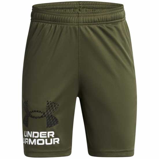 Under Armour Ua Tech Logo Shorts Gym Short Boys Green Under Armour Ua Tech Logo Shorts Gym Short Boys Green