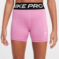 Nike Къси Панталони Момичета Pro Shorts Junior Girls Магически Фламинго Детски къси панталони